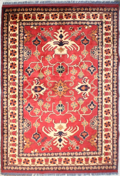 R6738 New Afghan Kargai Rug