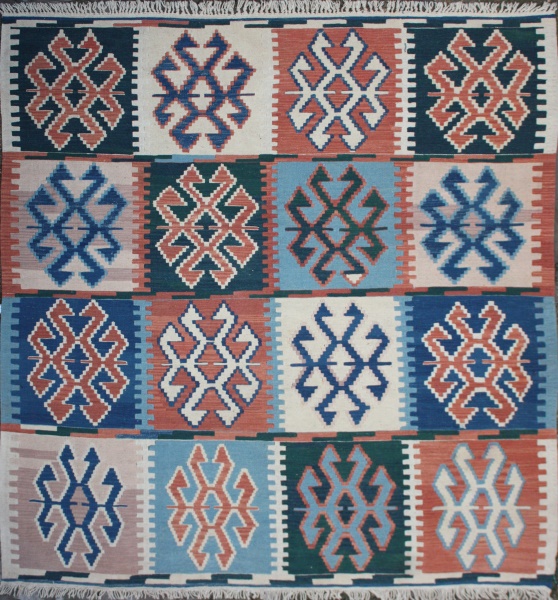 R5506 New Anatolian Turkish Kilim Rug