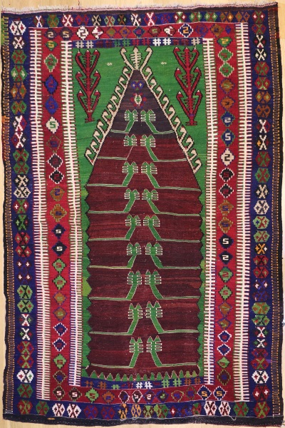 R7066 Konya Obruk Turkish Kilim Rug