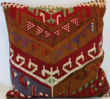 Large Anatolian Kilim Pillow Cover XL372