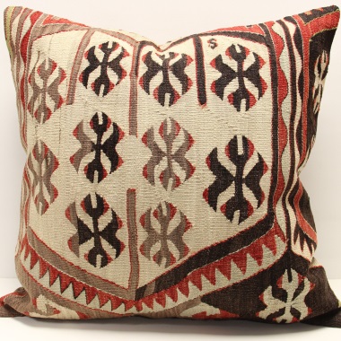 XL272 Large Antique Kilim Pillow Cover