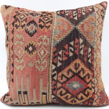 L518 Large Hand Woven Kilim Cushion Cover