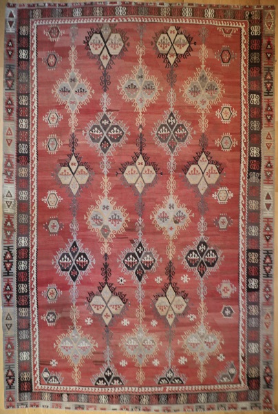 R7113 Large Sarkisla Turkish Kilim Rug