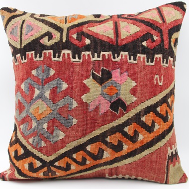 L82 Large Turkish Kilim Cushion Cover