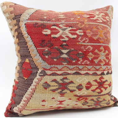 L82 Large Turkish Kilim Cushion Cover