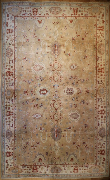 R6481 Large Turkish Ushak Carpet