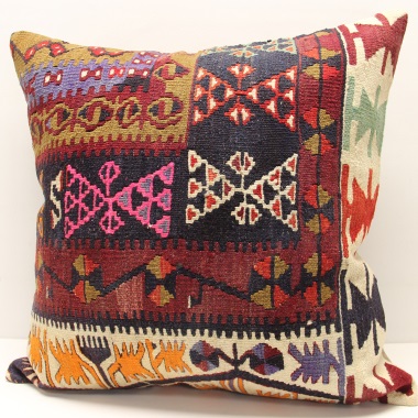 XL351 Large Vintage Kilim Pillow Covers