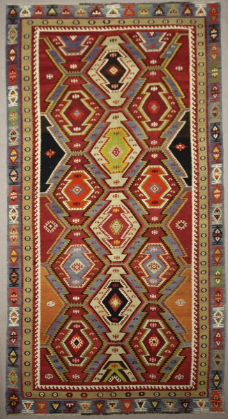 Large Vintage Turkish Kilim Rugs R7880