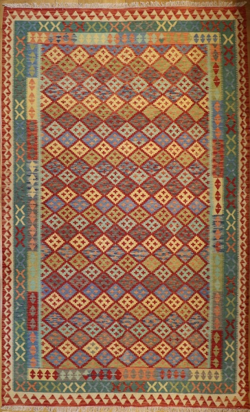 R9283 New Afghan Kilim Rug