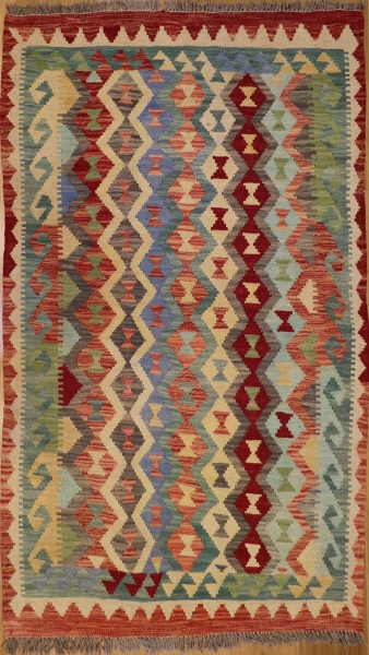 R8857 New Afghan Kilim Rugs