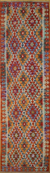 R9117 New Afghan Kilim Runner