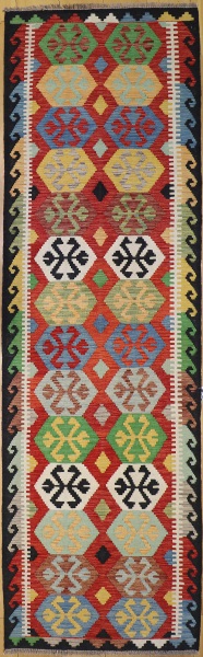 R8867 New Afghan Kilim Runners