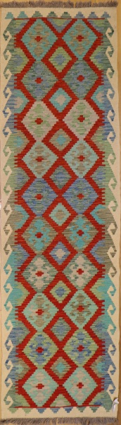 R8869 New Afghan Kilim Runners