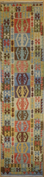 R8874 New Afghan Kilim Runners