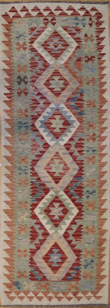 R9259 New Afghan Kilim Runners