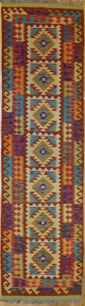 R9272 New Afghan Kilim Runners