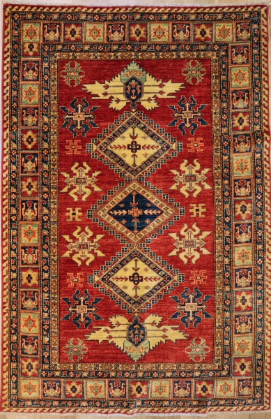 R6704 New Caucasian Kazak Rug