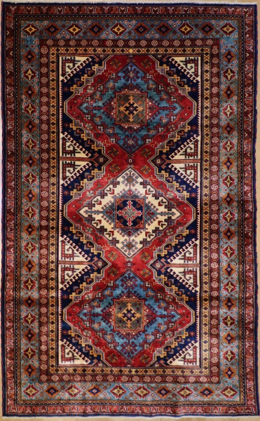 R6726 New Caucasian Shirvan Rug