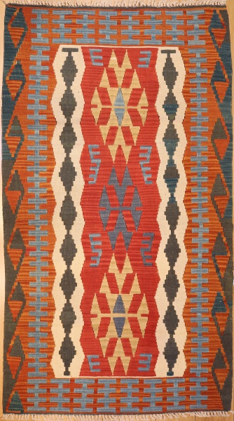 R5649 New Kayseri Turkish Kilim Rug