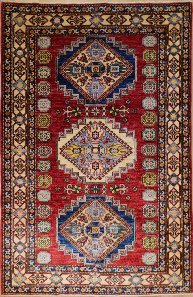 R6694 New Kazak Caucasian Rug