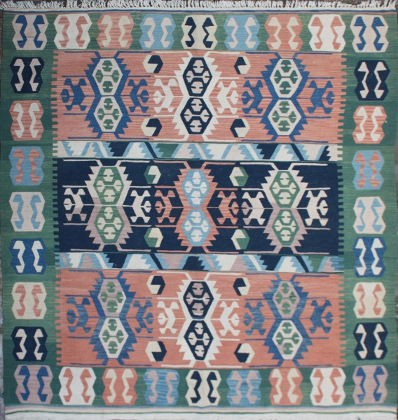 R5502 New Turkish Kilim Rug