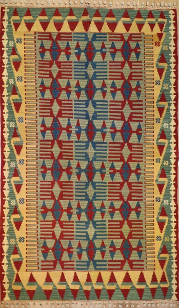 R5623 New Turkish Kilim Rug