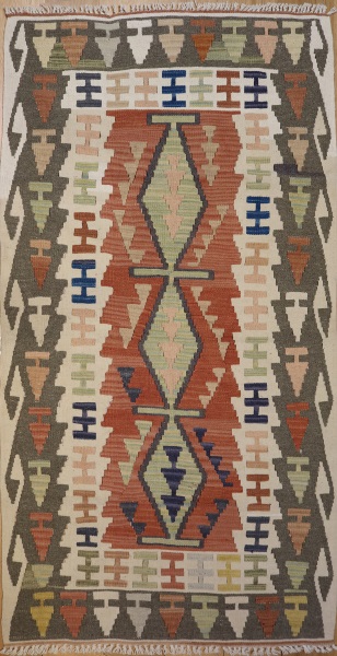 R6141 New Turkish Kilim Rug