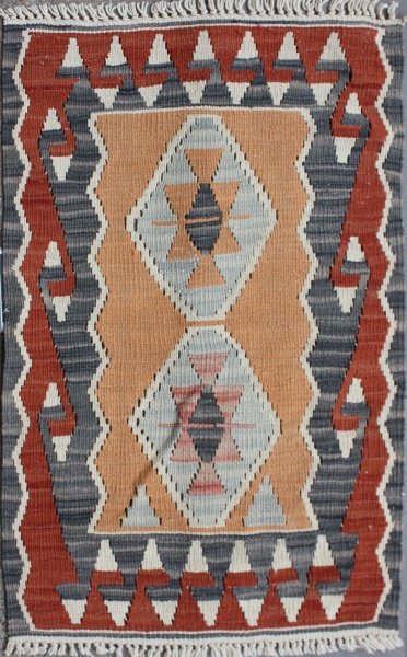 R6276 New Turkish kilim rug