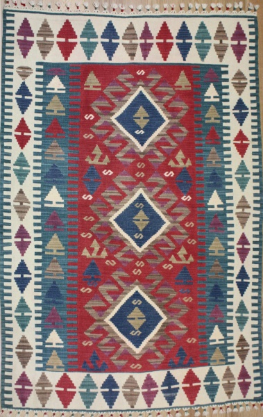 R8241 New Turkish Kilim Rug