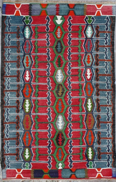 R6390 Old Kilim Rug