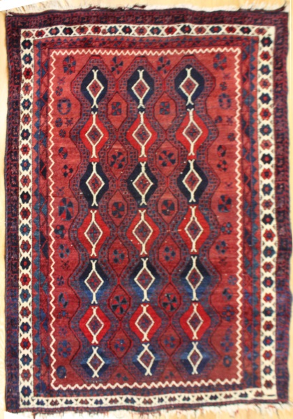 R7753 Old Persian Hamadan Carpet