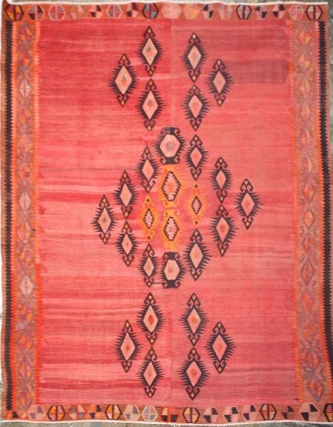 R5576 Old Turkish Adana Kilim Rug