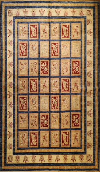 R7438 Persian Bakhtiari Carpet