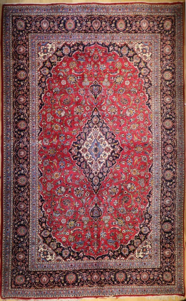 R7428 Persian Handmade Kashan Carpet