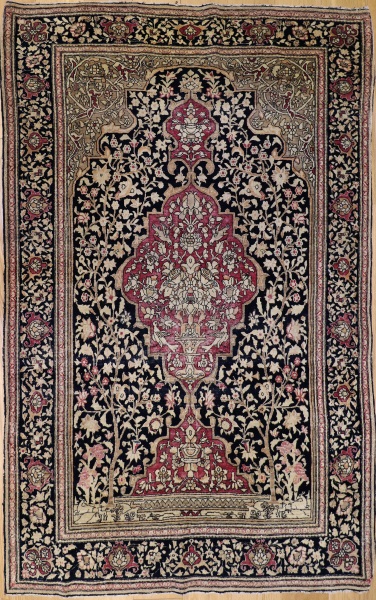 R6044 Persian Kerman Rug