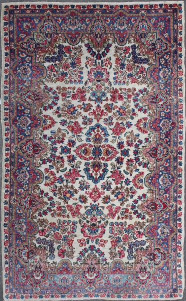 R5756 Persian Kerman Rug