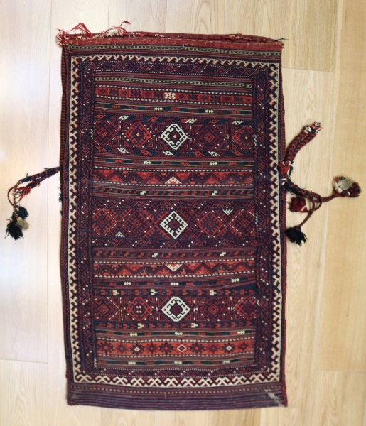 R9024 Persian Shahsavan Kilim Floor Cushion Covers