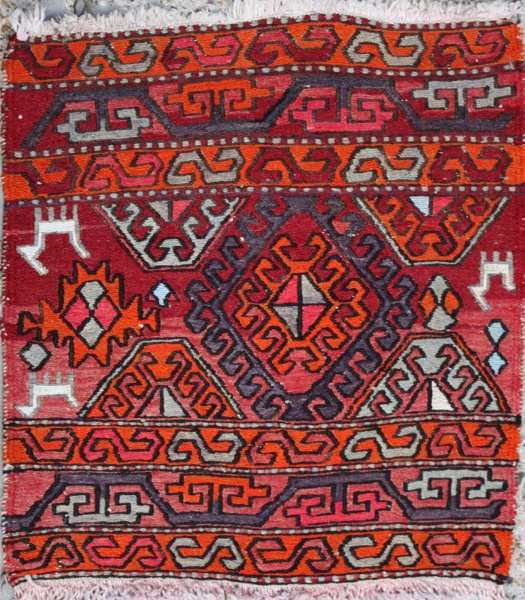 R1287 Persian Shahsavan Soumak Rug