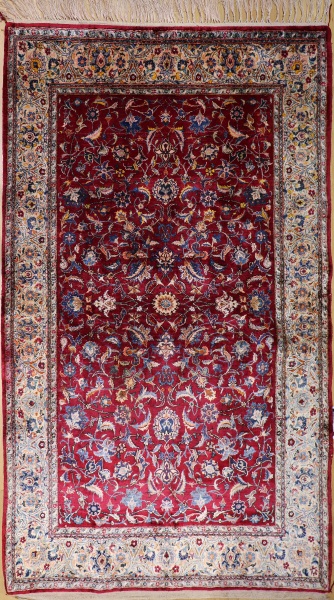 R9396 Persian Silk Qum Rug