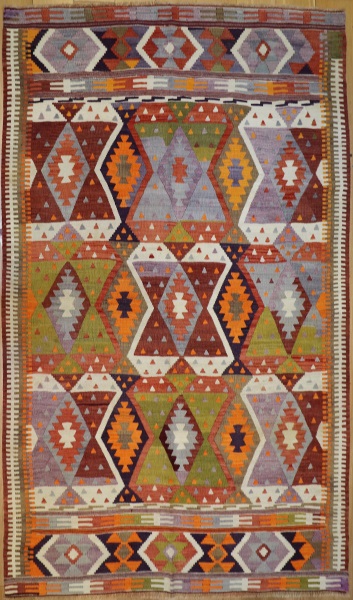 R9067 Rug Store Vintage Turkish Antalya Kilim Rugs