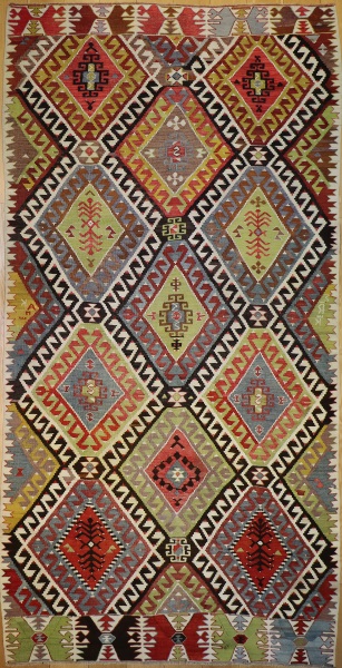 R9081 Rug Store Vintage Turkish Antalya Kilim Rugs