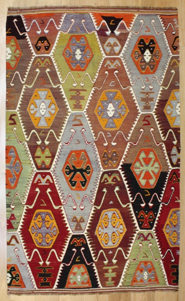 R8217 Rug Store Vintage Turkish Barak Kilim Rugs