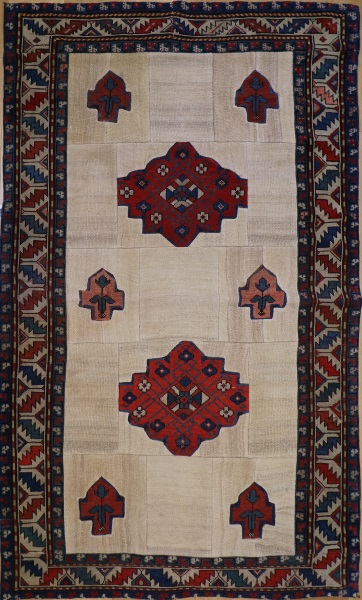 R2996 Shirvan Carpet Patchwork