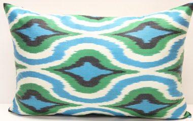 Silk Ikat Cushion Pillow Covers