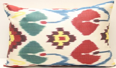 Silk Ikat Cushion Pillow Covers