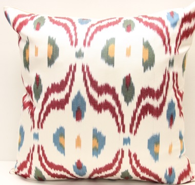 i1 Silk Ikat Pillow  Cushion Cover