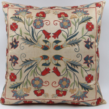 C5 Silk Suzani Cushion Cover