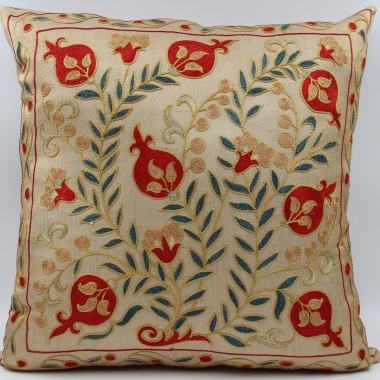 C7 Silk Suzani Cushion Cover
