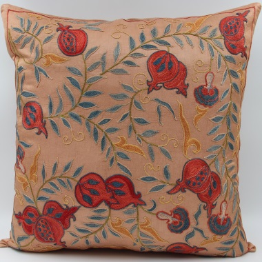 C25 Silk Suzani Cushion Cover