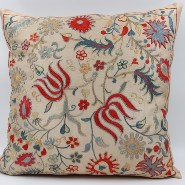 C40 Silk Suzani Cushion Cover